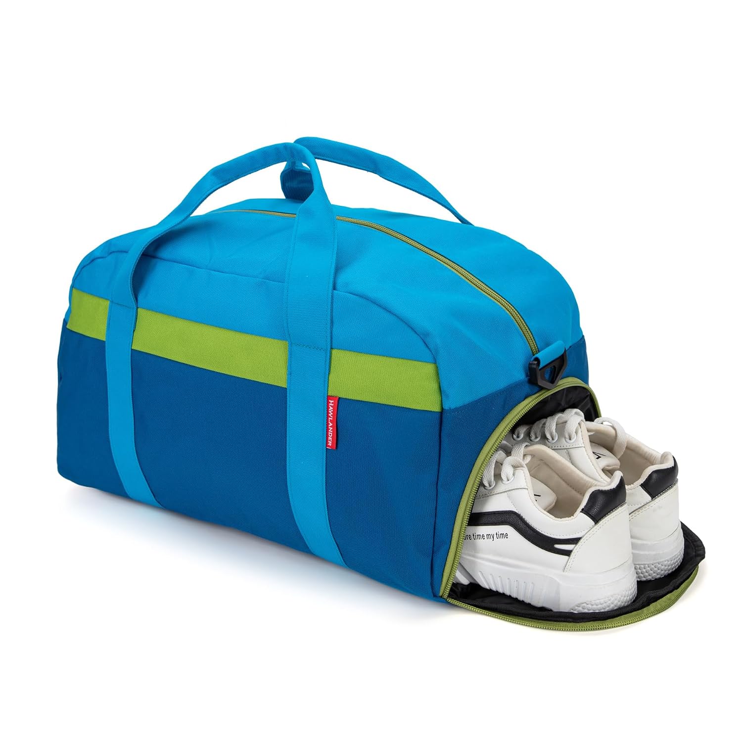 Kids Duffle Bag for Boys & Girls, Blue - Image 5