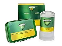 Vista 7 de Bloque de alumbre natural para después del afeitado, 3.5 onzas (3.53 oz) calmante de la piel y calma instantánea de la maquinilla de afeitar