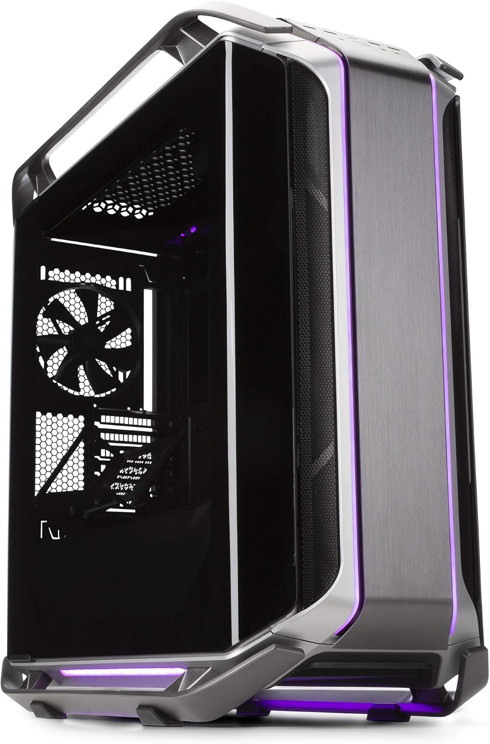 Cosmos C700M E-ATX Full-Tower, Curved Tempered Glass Panel, Riser Cable, Flexible Interior Layout, Diverse Liquid Cooling, Type-C, Customizable ARGB (MCC-C700M-MG5N-S00)