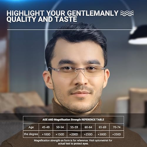 Miniatura 3 de TERAISE Reading Glasses for Women Anti-Blue Light Glasses Diamond-Cut Design Computer glasses Anti-Fatigue Reader