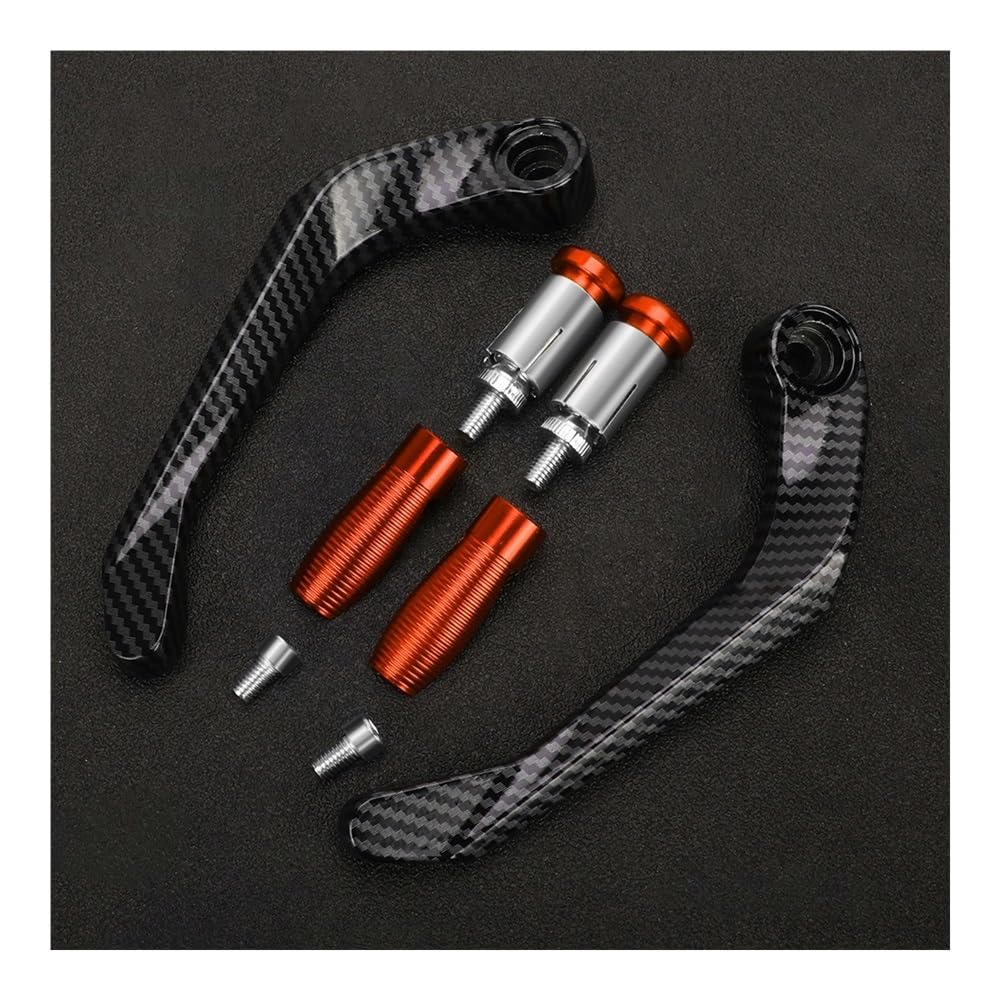 Beqlxta Orange Brake Lever Guard For Cb400sf Cb400x Cb500 Cb500f Cb500x Cb400f Motorcycle Brake Clutch Lever Handlebar Protector Hand Guard Accessories(Orange)