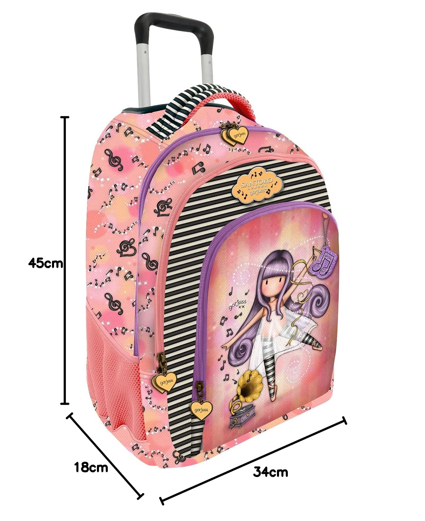 SANTORO M021a Zaino con carrello compatto M021A Bambini e ragazzi (Pacco da 1)