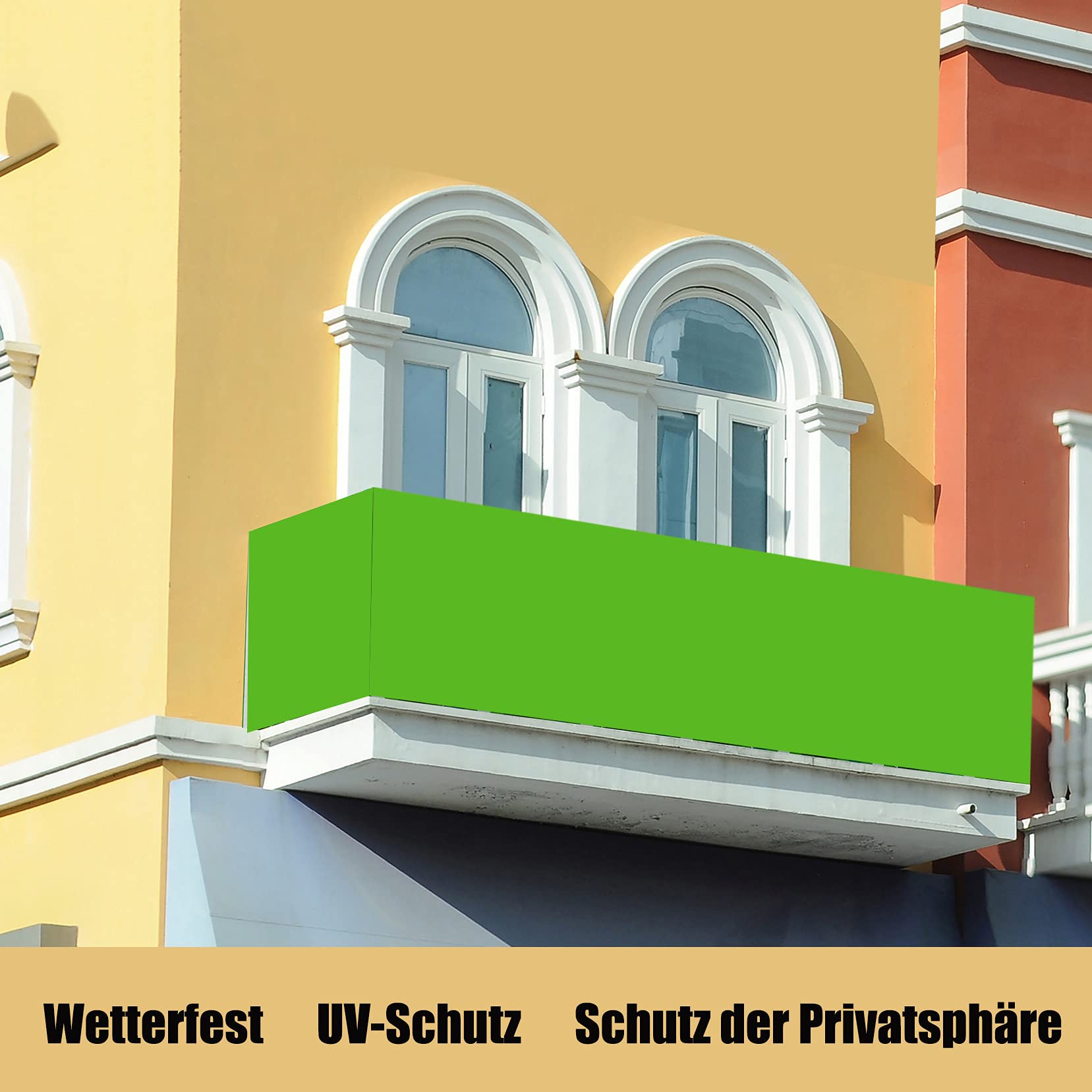Balkondoek Balkonscherm ondoorzichtige windscherm,zichtbreeknet voor tuinhek of balkon,Beschikbaar voor aangepaste formaten