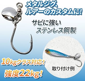 Amazon | にしはや ブレードジギング用フック コロラド