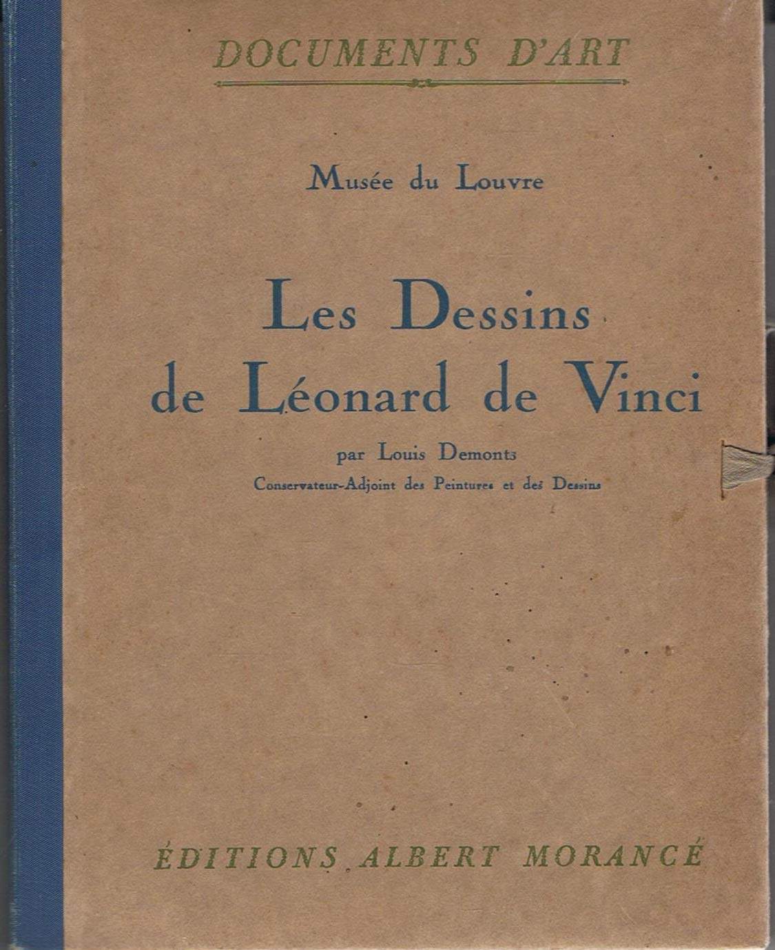 Dessins de Léonard de Vinci précieux documents d'art reliés de collection