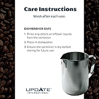 Vista 3 de Update International Jarra de formación de espuma de acero inoxidable