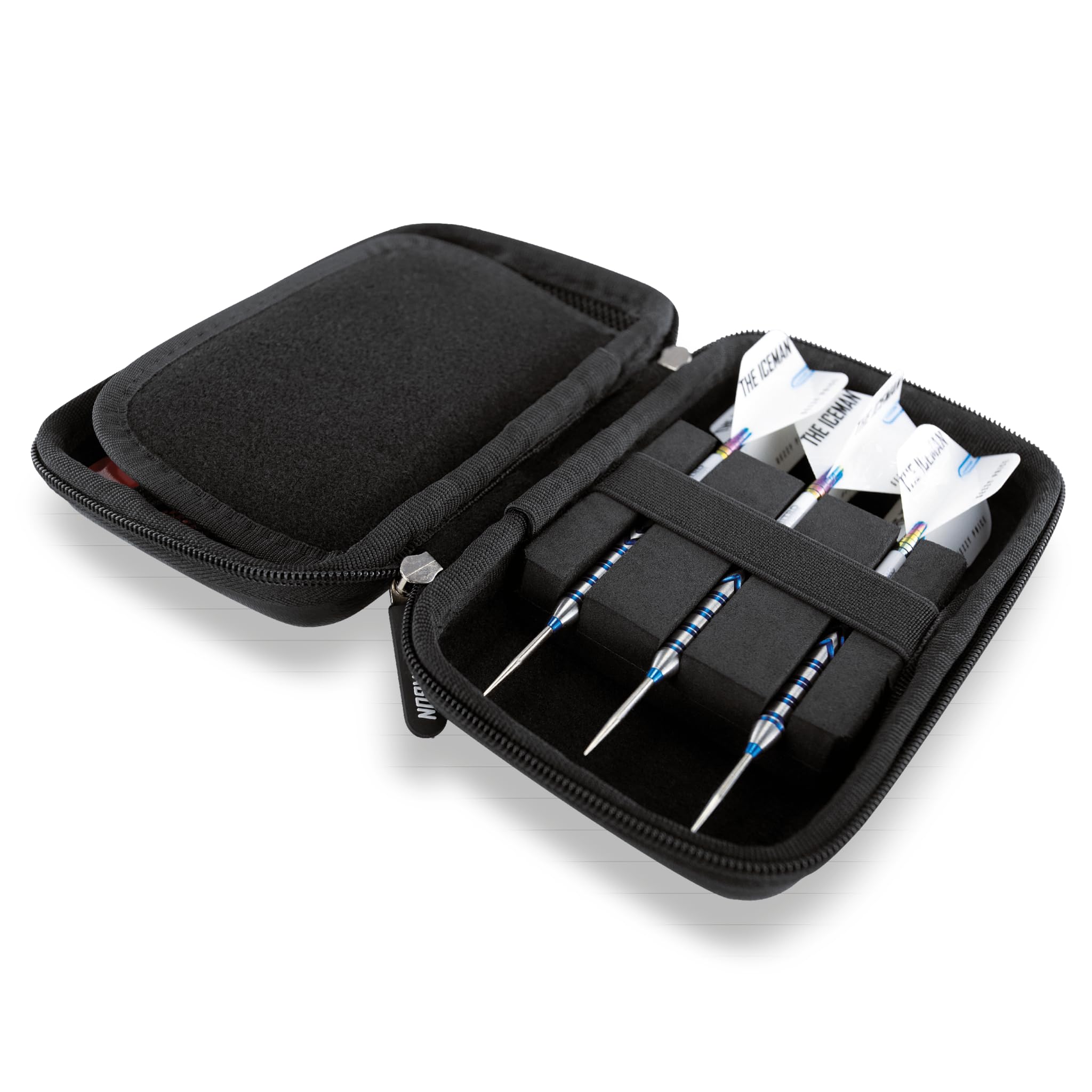 RED DRAGON Gerwyn Price Iceman World Champion Edition - Custodia per freccette, organizer professionale per accessori, custodia per 3 freccette completamente assemblata