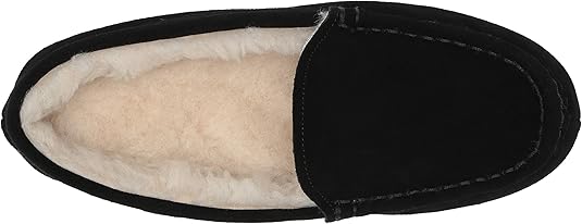 amazon essentials men's leather moccasin slipper