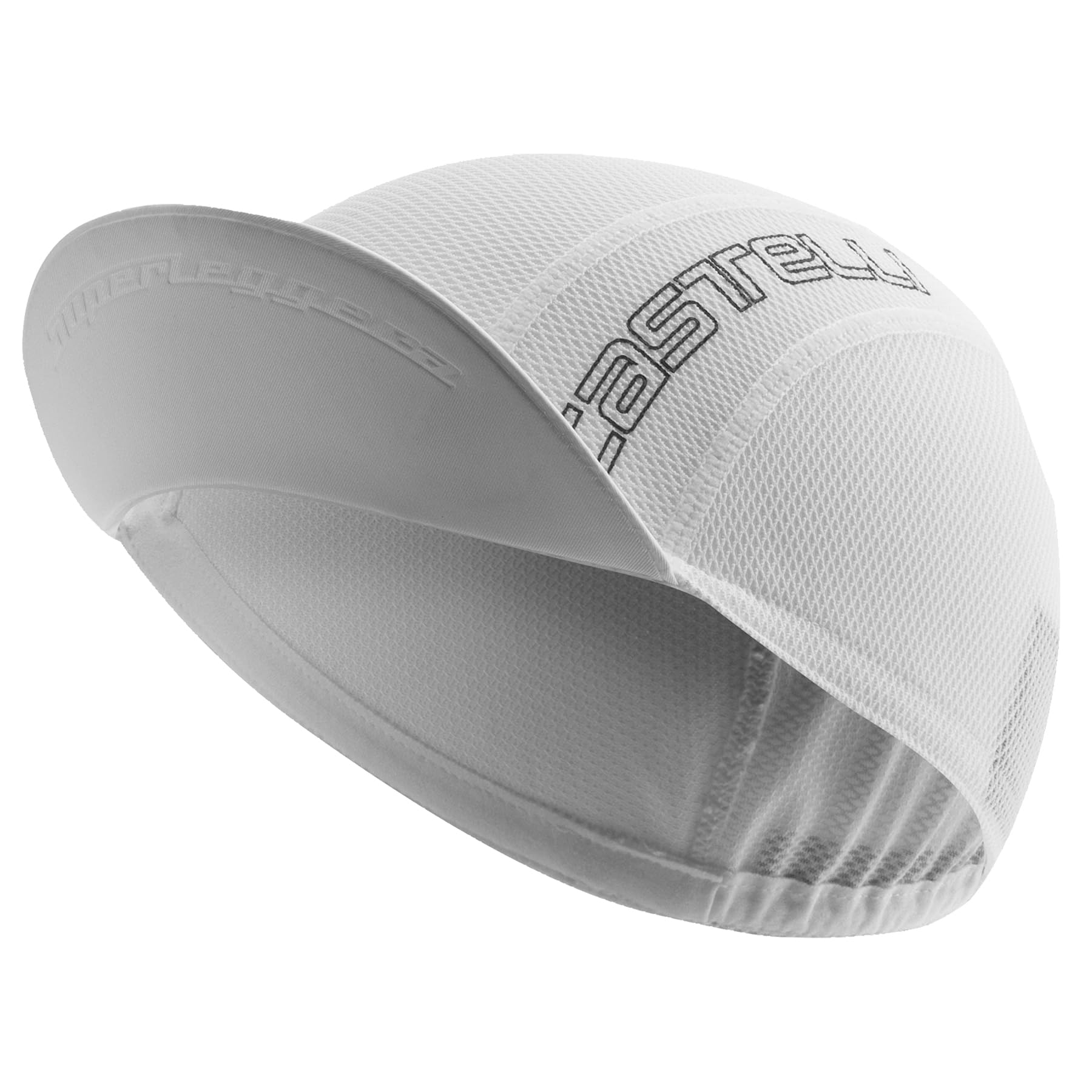 Castelli 4523032-008 A/C 2 Cycling cap White/Cool Gray Berretto Uni