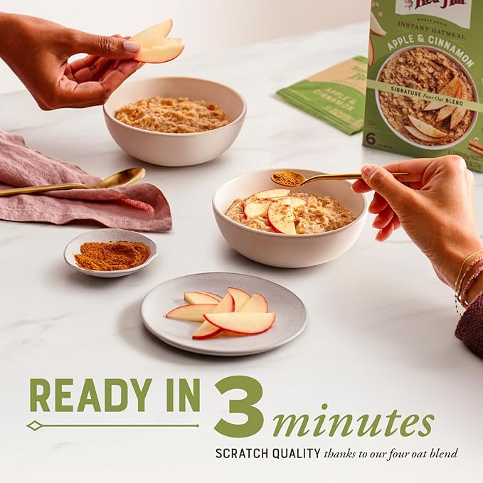Avena Instantánea Bob's Red Mill Manzana y Canela, 24 Sobres miniatura 11