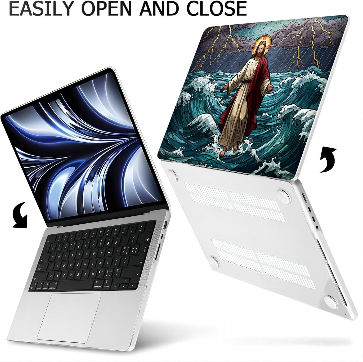 Compatible with MacBook Neo 13-inch, Hard Shell Case with Keyboard Cover and Screen Protector (A3404 A18 Pro chip, 2026 Release) - Christ MC22973