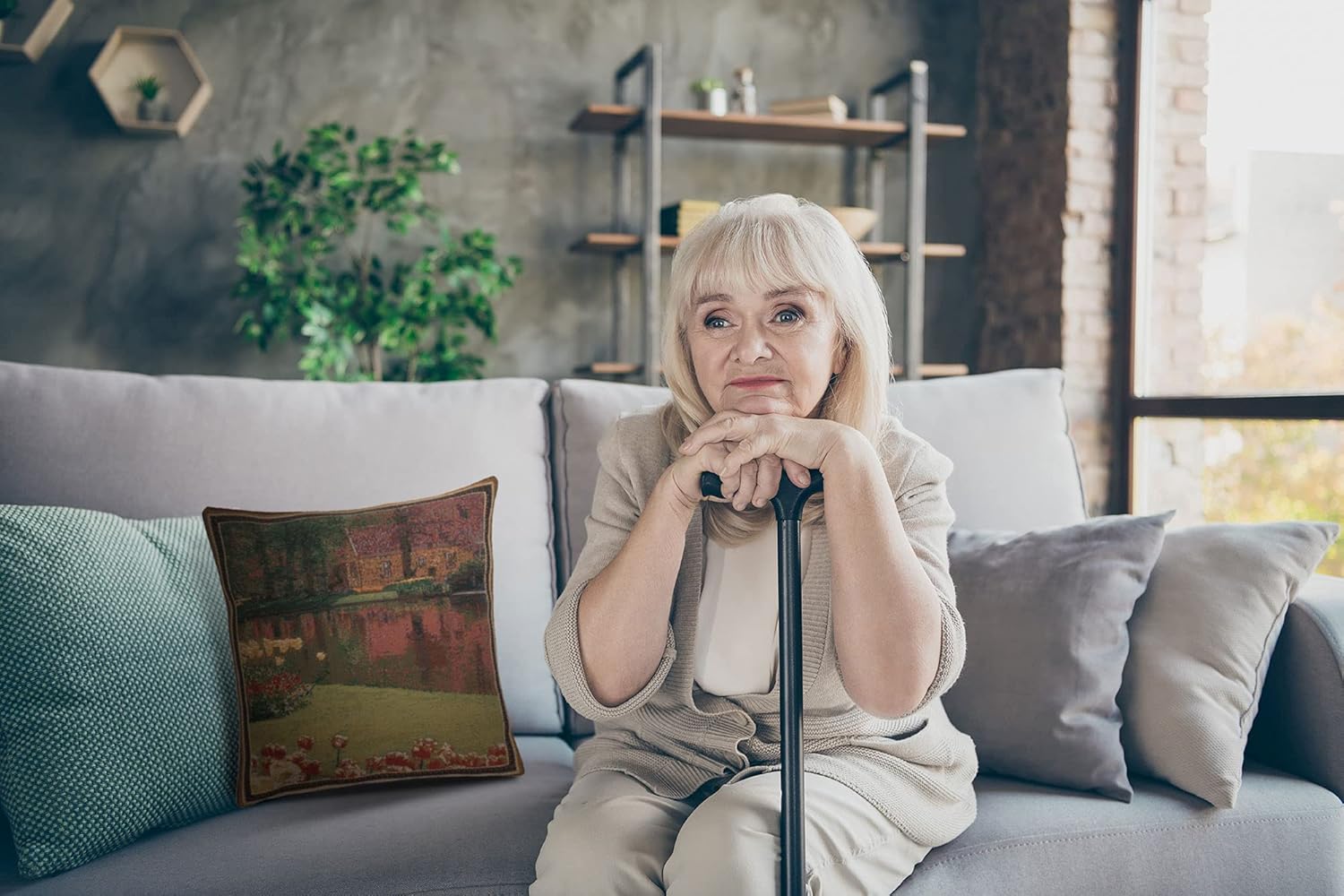 Charlotte Home Furnishings Decorative Pillow Covers for Couch 16x16 in, Tapestry Throw Pillow Cases for Living Room Decor, Keukenhof Gardens Floral Cushion Covers, European Soft Cotton Jacquard Woven