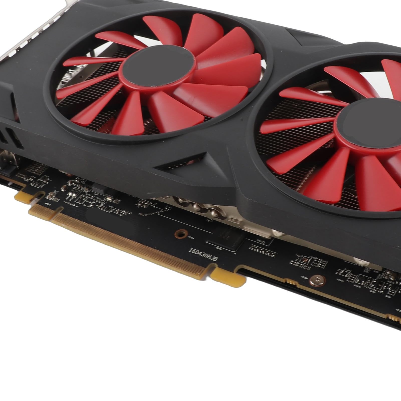 AMD Radeon RX 580 8GB GDDR5 Grafikkarte 256-Bit, 2048SP, mit PCI Express 3.0 x16 Gaming Grafikkarte Dual-Lüfter mit 3X DisplayPort, 1×HD-Multimedia-Schnittstelle für Desktop Computer