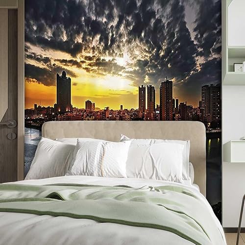 Miniatura 2 de Papel para pared decorativo moderno para gabinete, papel de contacto, decoración de pared, fondo de televisión, aplicación multiesceno (W) 31.5