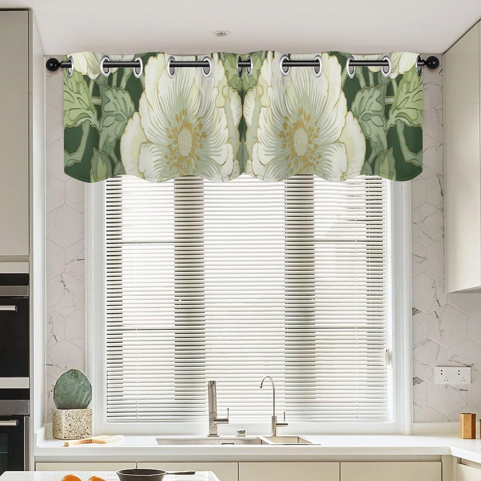 Cantonnières Honshu motif Dynasty textile haut de gamme 2 pcs