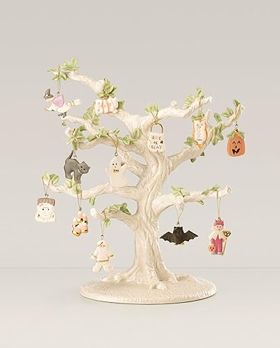 Miniatura 2 de Lenox 828081 Trick Or Treat - Juego de adornos y árbol de 12 piezas