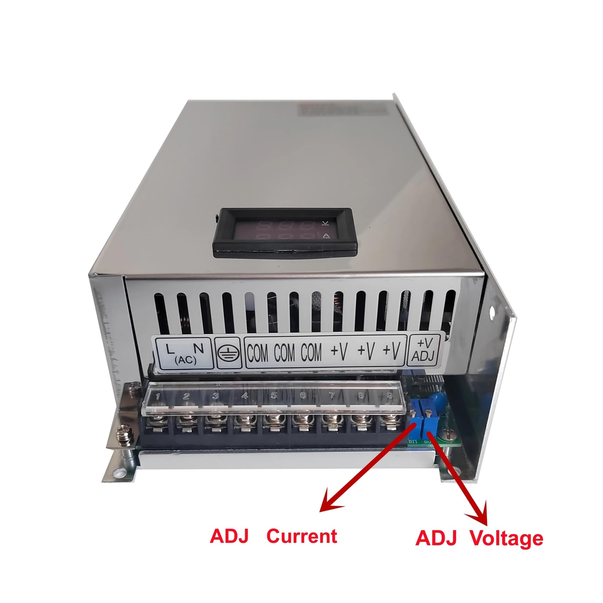 Regulowany zasilacz impulsowy o mocy 1000 W od 0–12 V do 0–220 V