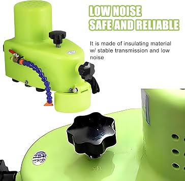 Electric Glass Edging Machine - 800W Portable Edger for 5-12mm Glass - Straight Round Bevel Edge Trimmer Grinder, 8000RPM