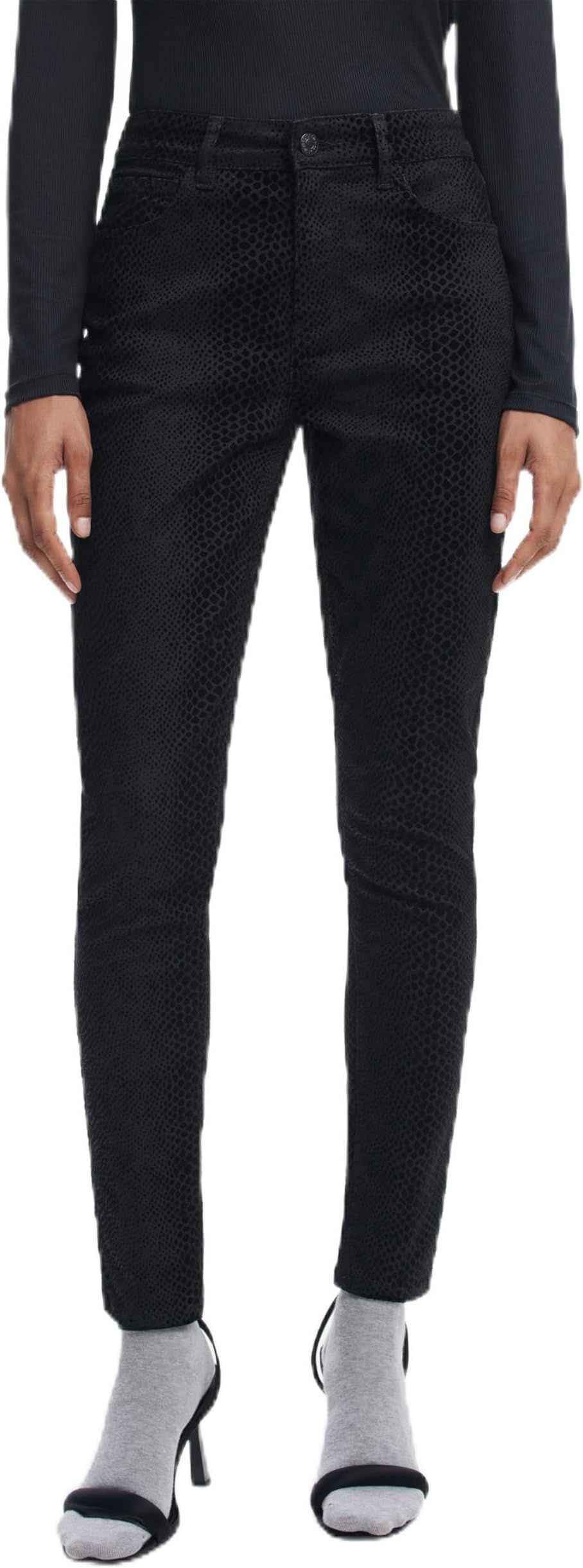 Women's Woman Woven Long Trousers Pants