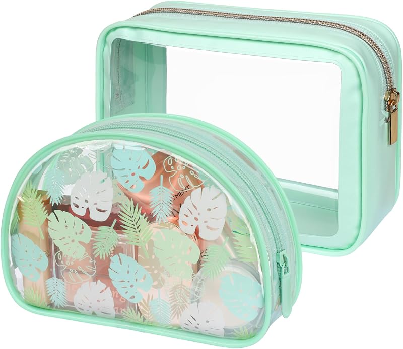 PACKISM Necessaire transparente dobrável para maquiagem e viagem, modelo BAM023