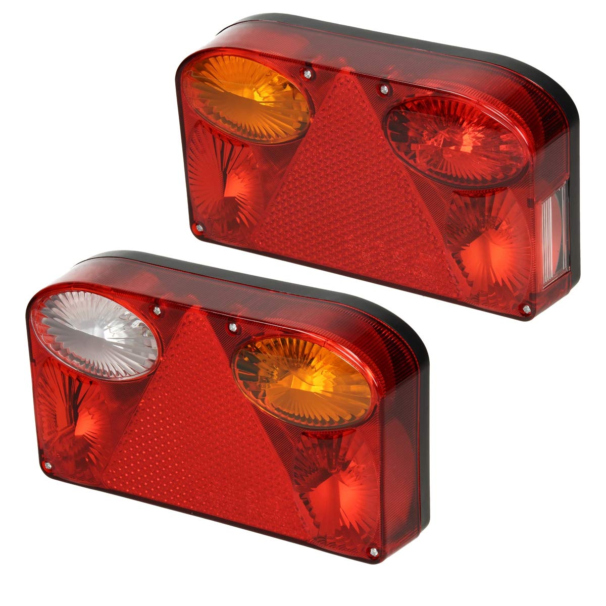 AGRISHOP Fanali Posteriori Rimorchio LED 12/24v, Luci Posteriori Led Kit Fanali Posteriori Rimorchio Fari Led Trattore - Foto 13