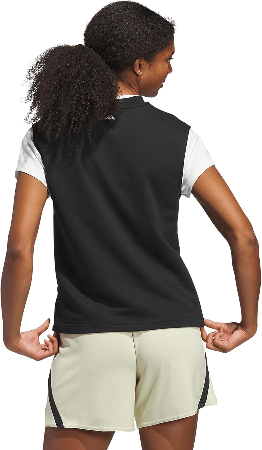 Adidas Originals Women's Select Sleeveless Top, Black/White X-Large