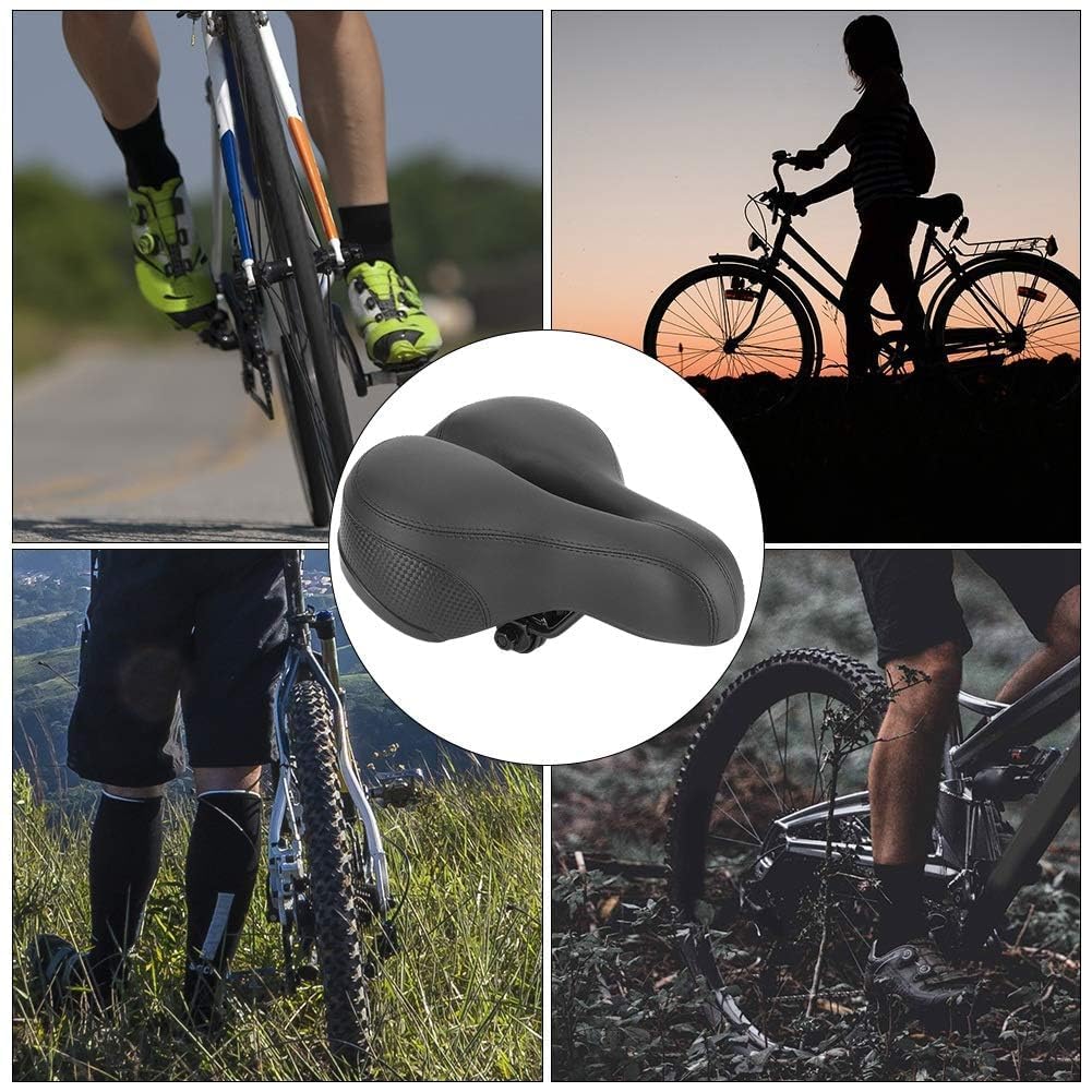 HERCHR Sella per Bici Sella per Bici di Ricambio Comoda Sella per Bici Morbida per Peloton, Mountain Bike E Cyclette