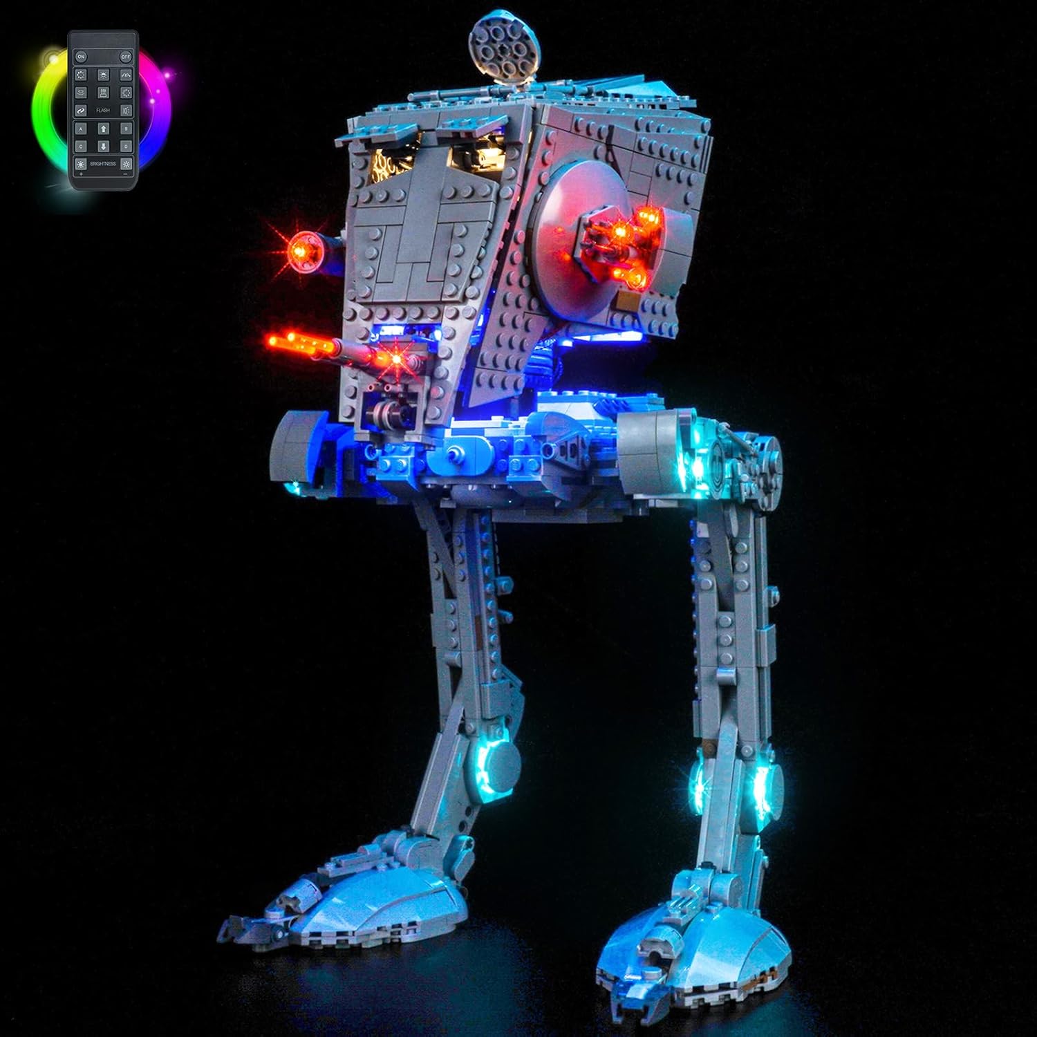 Lighting kit Compatible with Lego 75417 at-ST Walker - No Model Only Light, LED Accessories Compatible with Lego 75417 (RC Version)