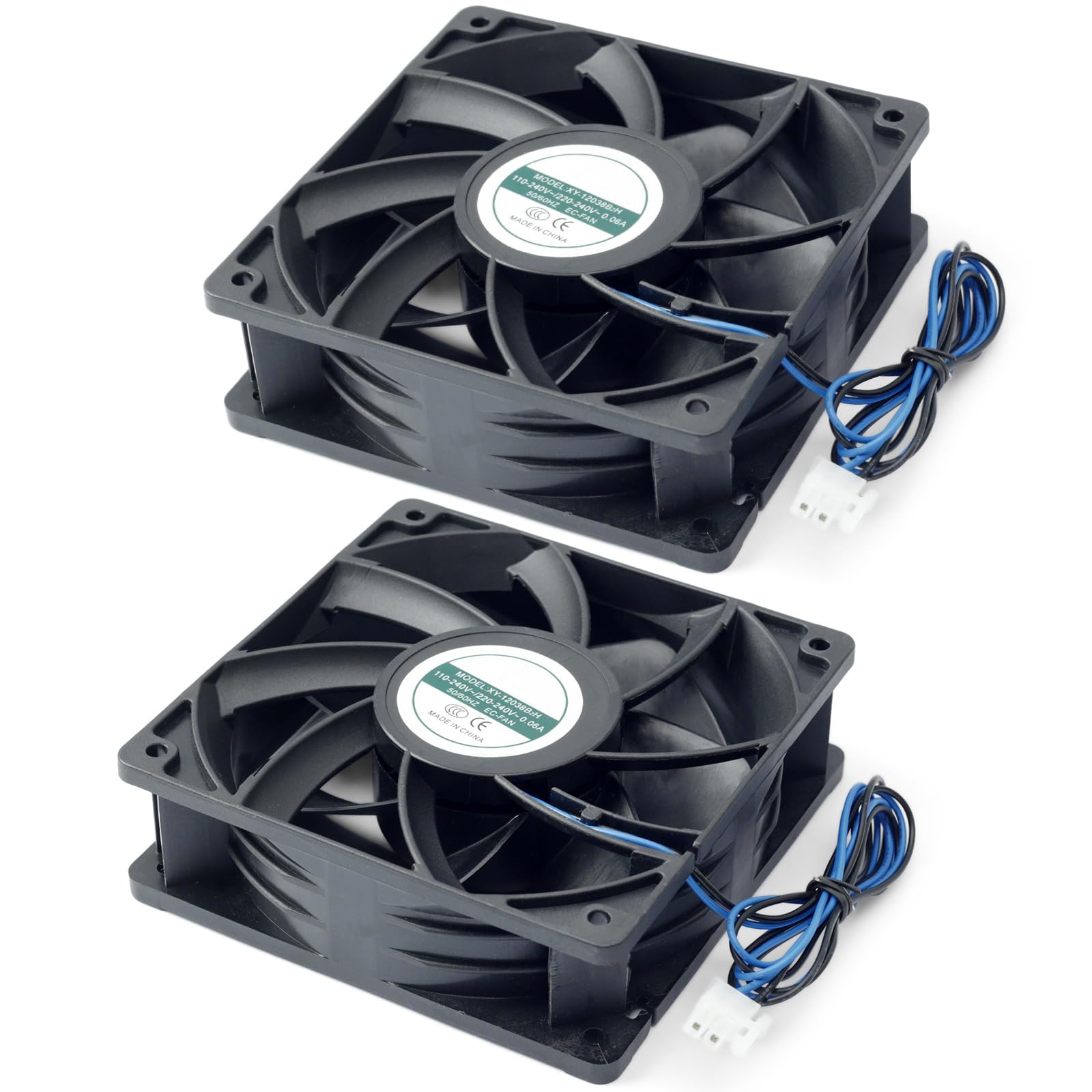 Amazon.com: Mhrxusd 2 Pack XY-12038B2H High Air Volume EC-Fan fit