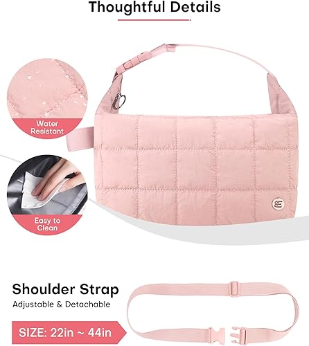 Miniatura 5 de Lonchera acolchada para mujer, lonchera acolchada para mujer, bolsas aisladas a prueba de fugas con correa de hombro ajustable para el trabajo,