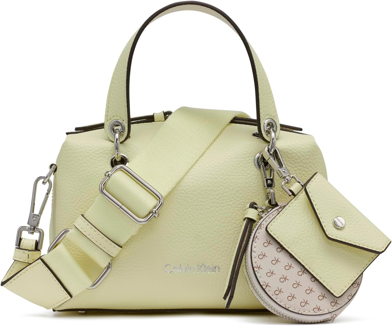 Calvin Klein Women's Cali Mini Satchel Crossbody, One Size