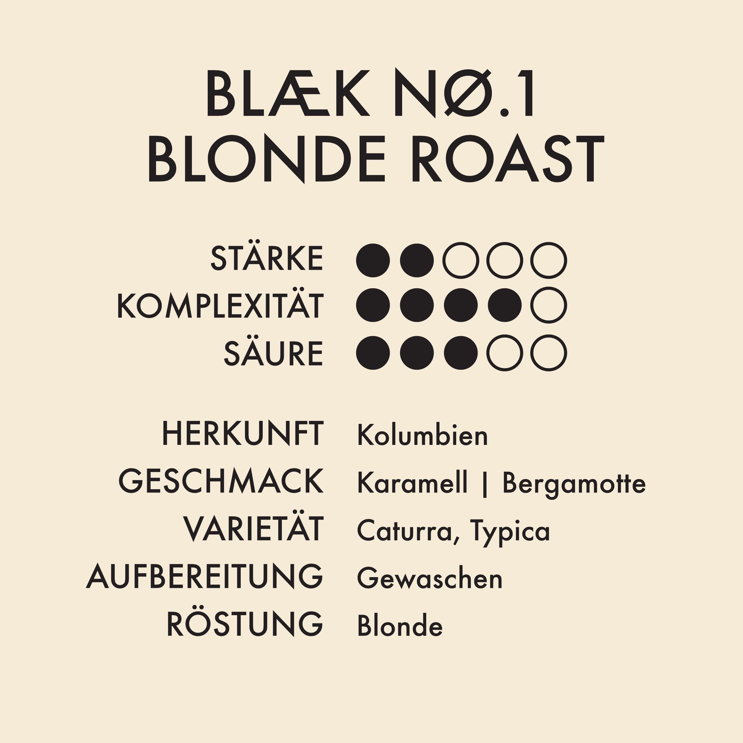 BLÆK Specialty Instant Kaffee Nø.1 Blonde Roast | Blaek Premium Coffee 6er Set 60g Bag Kolumbien To Go löslich säurearm & mild Arabica Hochland Kaffeebohnen | Hotel Camping Reise Büro Outdoor