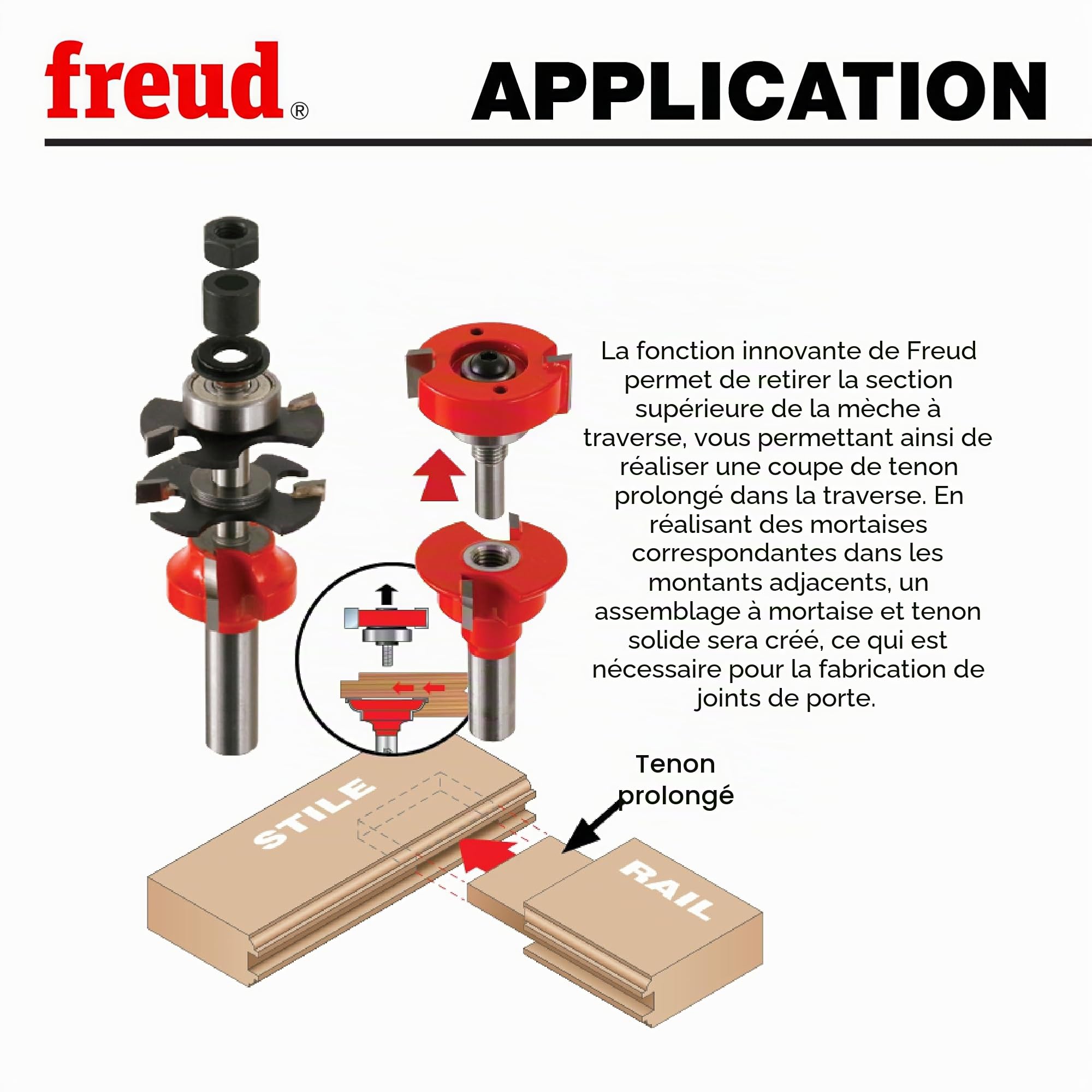 Freud – Fraise à rainurer pour bois 1,2 cm à 3 cm avec tige de 1,2 cm, 99-001, 99-762