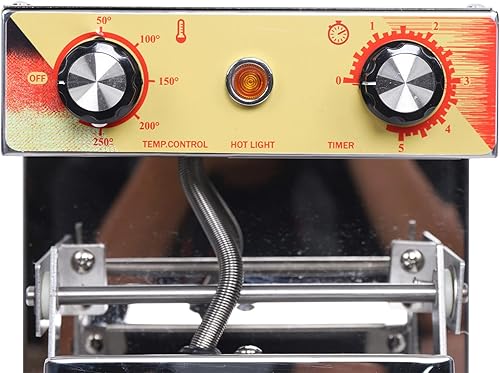 Miniatura 7 de Panini Press Sandwichera, parrilla eléctrica de interior de 1000 W con ollas antiadherentes de doble cara, control preciso de temperatura, abre 180