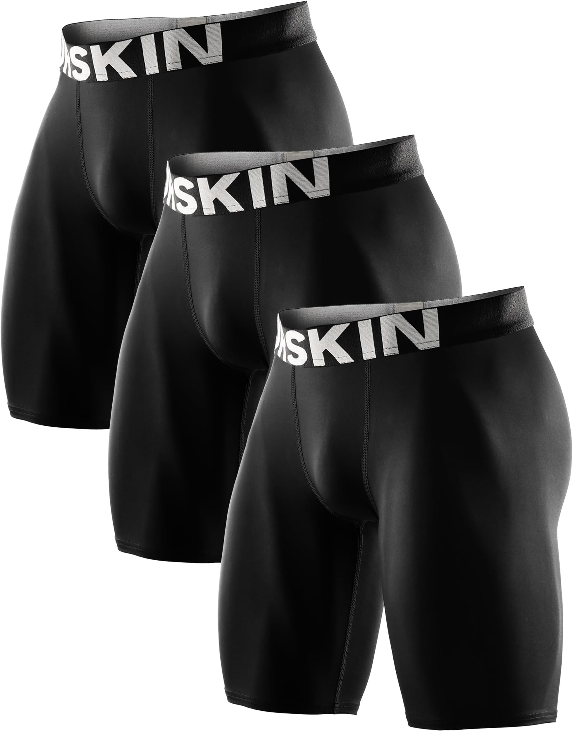 Men's 3, 2 or 1 Pack Compression Shorts Pants Tights Baselayer Sports Running Athletic Active Underwear Workout