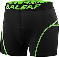 Vista 23 de baleaf Pantalones cortos de ciclismo acolchados 3D para hombre, ropa interior de ciclismo MTB Liner