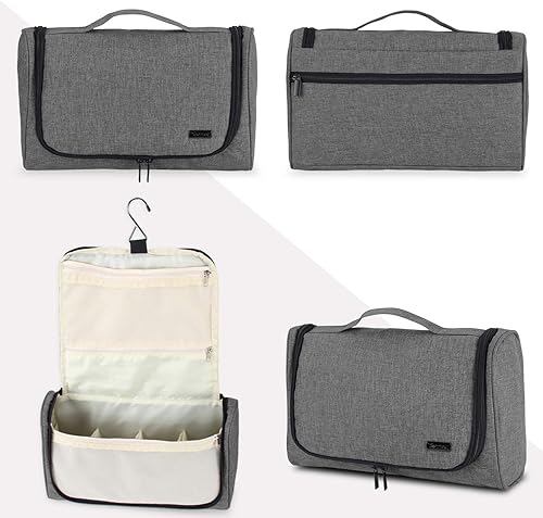 Miniatura 5 de Teamoy Bolsa de almacenamiento de viaje compatible con Dyson Airwrap Styler, organizador de viaje portátil para Airwrap Styler y accesorios, gris