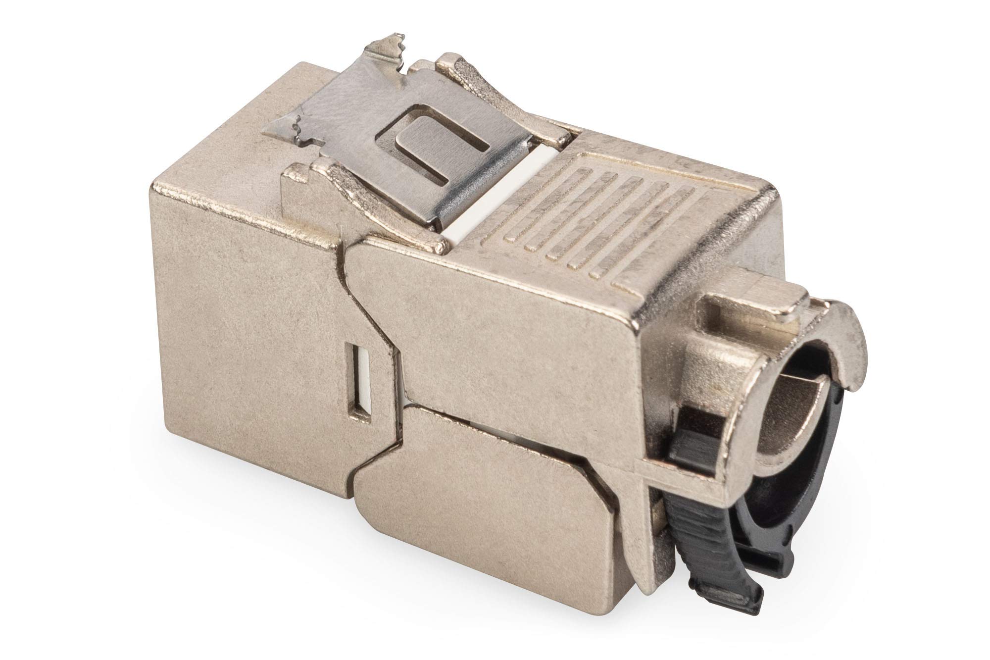 Digitus Módulo Keystone Cat-6A Apantallado - 24 Unidades - RJ45 - Diseñable - 500 MHz 10GBase-T - Clip metálico - Sin Herramientas