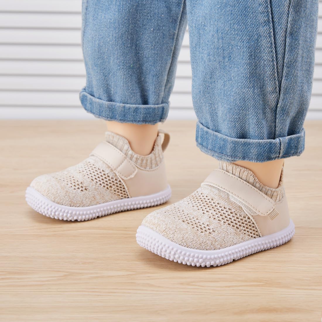 BMCiTYBM Toddler Baby Shoes Girl Boy Breathable Mesh Sneakers Non Slip thumbnail