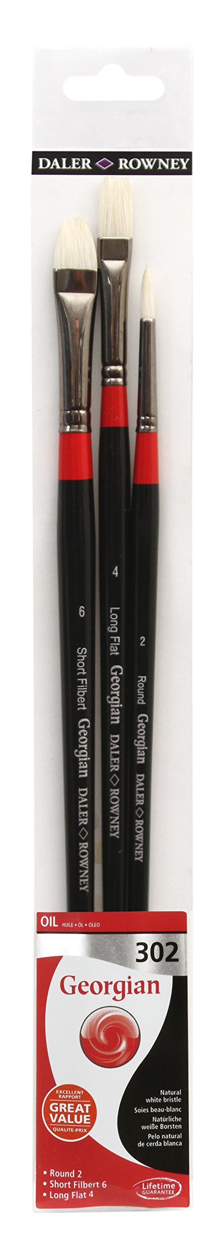 Daler-Rowney : Georgian Oil Brush : Wallet Set : 302