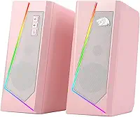 Caixa de Som Gamer Redreagon Anvil RGB Rosa - GS520P