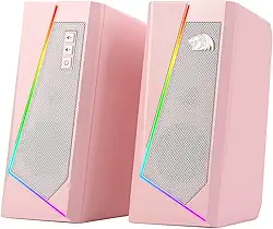 Caixa de Som Gamer Redreagon Anvil RGB Rosa - GS520P