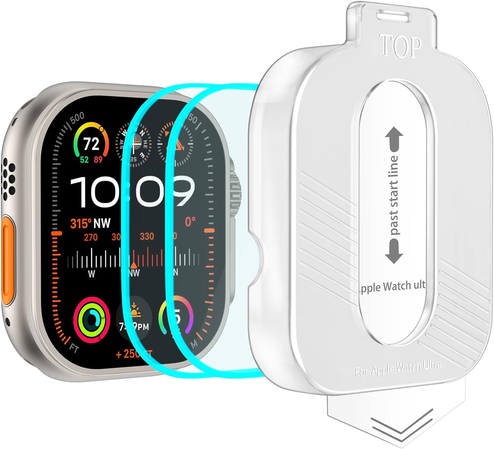 VSEER Panzerglas Schutzfolie Für Garmin Venu 3s - 2 Stück Displayschutz