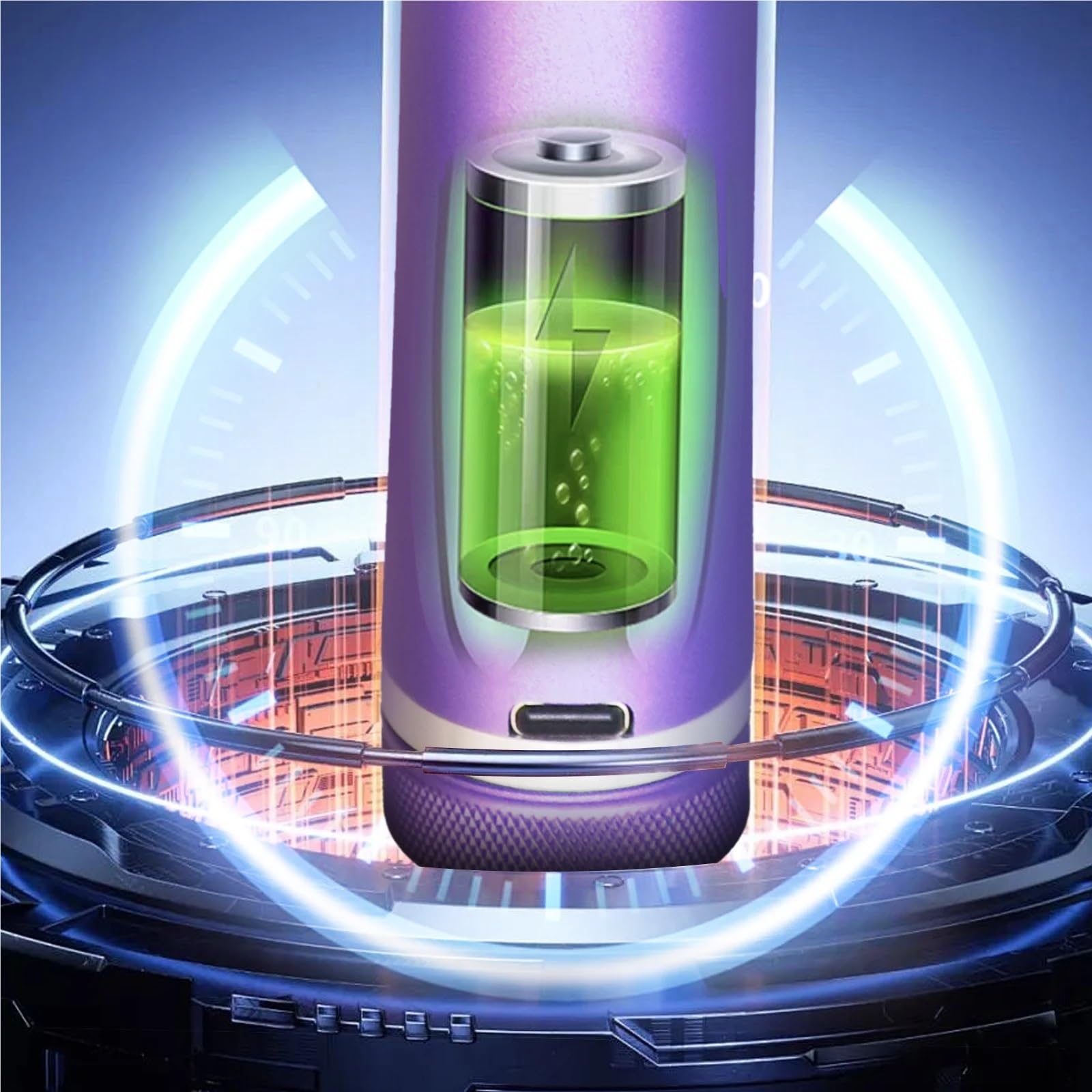 Lima De Pie Lima eléctrica for pies: removedor de callos, velocidad ajustable y 60 discos de lija, herramienta profesional for pedicura.(Purple)