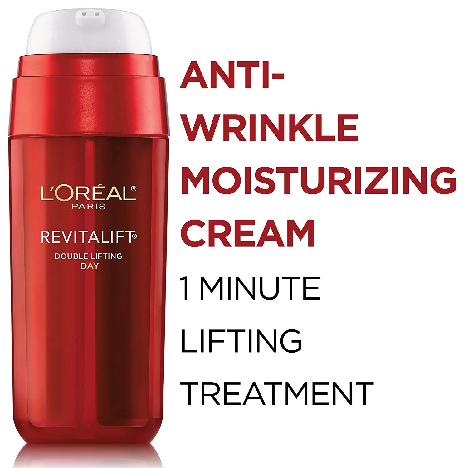 Face Moisturizer, L'Oreal Paris Revitalift Double Lifting Day Face Cream with Pro Retinol, 1 fl; oz.
