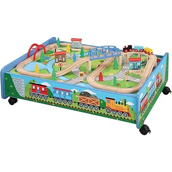 melissa and doug train table