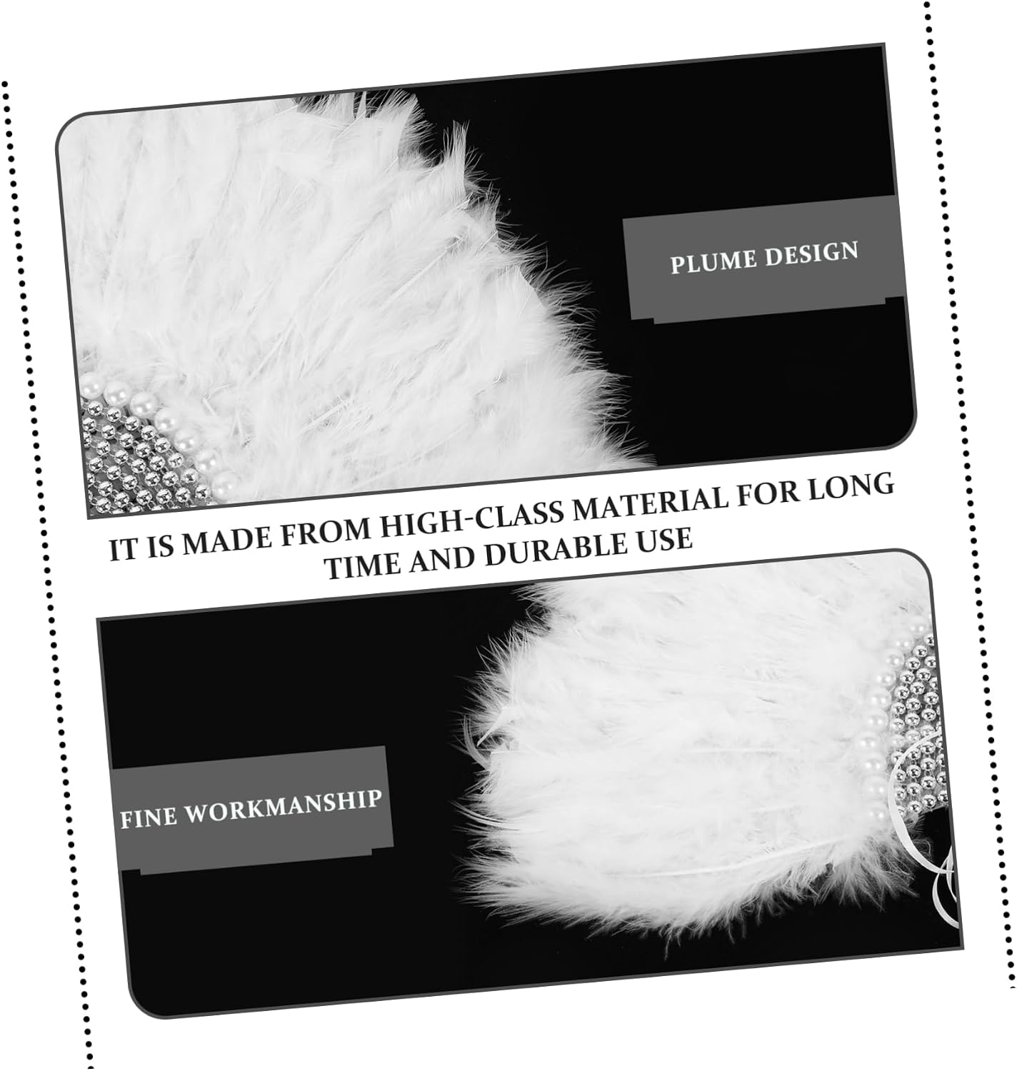 BESTOYARD 2pcs Bridal Plume Handheld Fan Elegant Stage Performance Accessory for Weddings Unique Dance Fan Bright Colors and Durable Design for Photos and Events