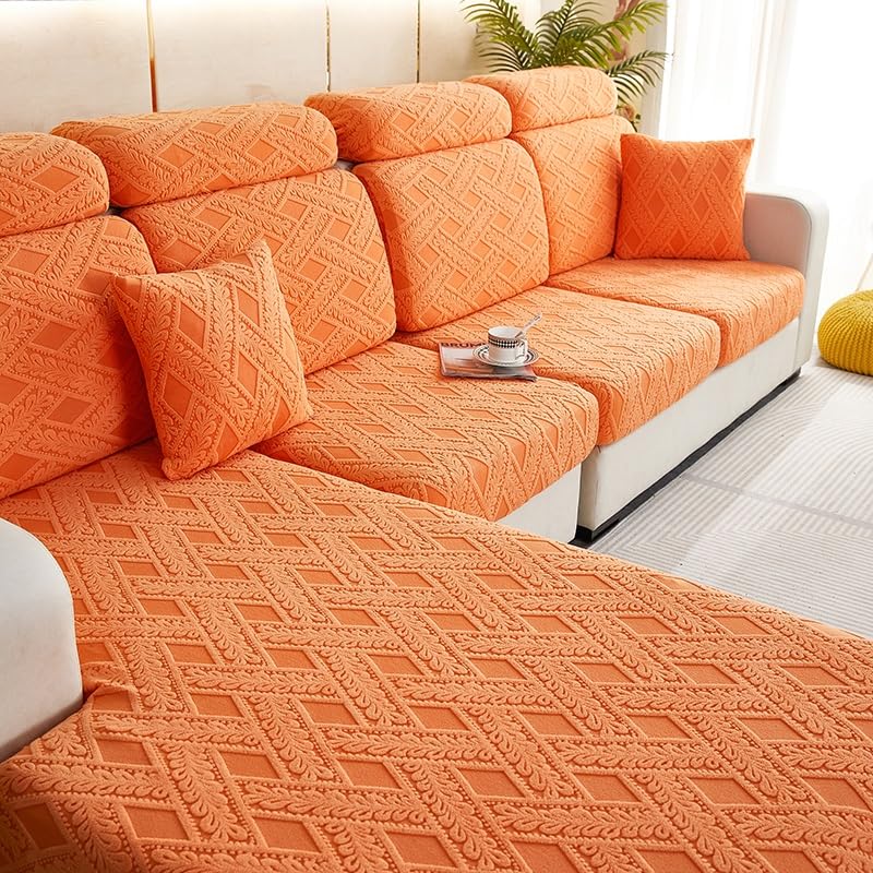 ❤ Dimensioni consigliate del copridivano 1/2/3/4 posti: (piccola) larghezza * lunghezza: 50-65cm * 50-65cm, 50-65cm * 100-125cm, 50-65cm * 150-190cm, 50-65cm * 220cm-260cm. Larghezza * lunghezza della copertura del cuscino del divano grande: 65-95cm * 65-95cm, 65-95cm * 95-135cm, 65-95cm * 135-165cm, 65-95cm * 165-200cm, spessore generale: 2-8 pollici (5-20cm)
