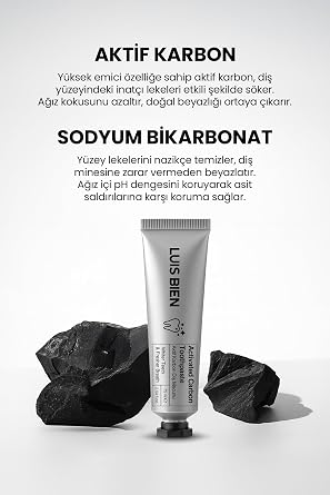 Luis Bien Aktif Karbon Diş Beyazlatma Macunu 75 ml
