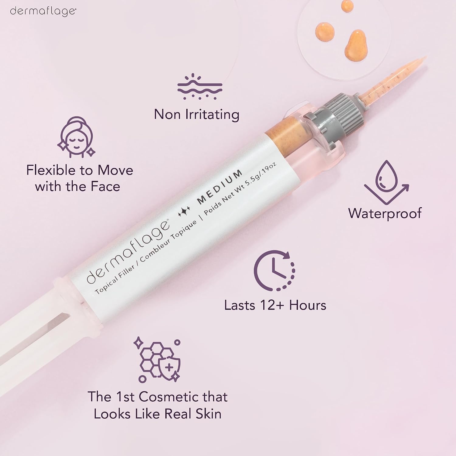 Dermaflage Scar Filler, Refill Applicator